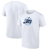 Winnipeg Jets Primary Logo T-Shirt - White | NHL Clearance