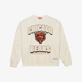 Chicago Bears Women's Tonal Arch Sweatshirt - Cream - Mitchell & Ness