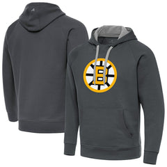 Boston Bruins Antigua Victory Pullover Hoodie - Charcoal | NHL sale