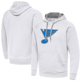 St. Louis Blues Antigua Victory Pullover Hoodie - White | NHL near me