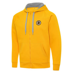 Boston Bruins Antigua Victory Full-Zip Hoodie - Gold | NHL online