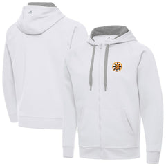 Boston Bruins Antigua Victory Full-Zip Hoodie - White | NHL sale