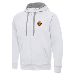 Boston Bruins Antigua Victory Full-Zip Hoodie - White | NHL sale