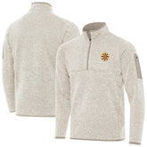 Boston Bruins Antigua Fortune Quarter-Zip Pullover Jacket - Oatmeal | NHL online