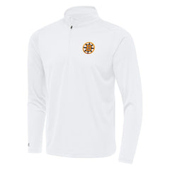 Boston Bruins Antigua Tribute Lightweight Quarter-Zip Pullover - White | NHL on sale