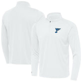 St. Louis Blues Antigua Tribute Lightweight Quarter-Zip Pullover - White | NHL sale