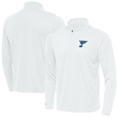 St. Louis Blues Antigua Tribute Lightweight Quarter-Zip Pullover - White | NHL sale