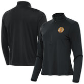 Boston Bruins Antigua Women's Tribute Half-Zip Pullover - Gray | NHL near me