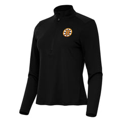 Boston Bruins Antigua Women's Tribute Half-Zip Pullover - Black | NHL near me