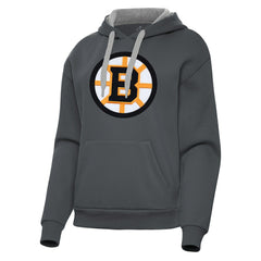 Boston Bruins Antigua Women's Victory Pullover Hoodie - Charcoal | NHL on sale