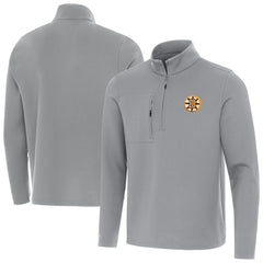 Boston Bruins Antigua Insider Quarter-Zip Pullover - Gray | NHL sale