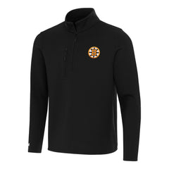 Boston Bruins Antigua Insider Quarter-Zip Pullover - Black | NHL discount