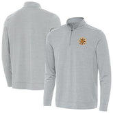 Boston Bruins Antigua Bright Quarter-Zip Pullover - Heather Gray | NHL Lifestyle