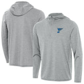 St. Louis Blues Antigua Tidy Quarter-Zip Hoodie - Heather Gray | NHL sale