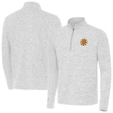 Boston Bruins Antigua Cause Quarter-Zip Jacket - Gray | NHL Lifestyle
