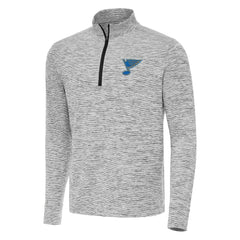 St. Louis Blues Antigua Cause Quarter-Zip Jacket - Black | NHL on sale