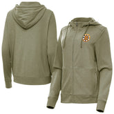 Boston Bruins Antigua Women's Seeker Full-Zip Hoodie - Olive | NHL on sale