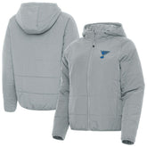 St. Louis Blues Antigua Women's Raglan Universe Full-Zip Hooded Jacket - Gray | NHL discount