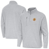 Boston Bruins Antigua Certain Tri-Blend Quarter-Zip Top - Heather Gray | NHL Clearance