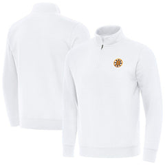 Boston Bruins Antigua Victory Quarter-Zip Pullover Top - White | NHL discount