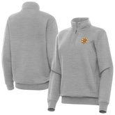 Boston Bruins Antigua Women's Victory Quarter-Zip Pullover Top - Heather Gray | NHL near me