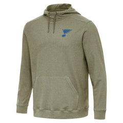 St. Louis Blues Antigua Cloud Pullover Hoodie - Olive | NHL discount