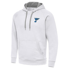 St. Louis Blues Antigua Victory Pullover Hoodie - White | NHL near me