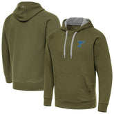 St. Louis Blues Antigua Victory Pullover Hoodie - Olive | NHL on sale