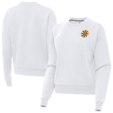 Boston Bruins Antigua Women's Victory Pullover Sweatshirt - White | NHL near me