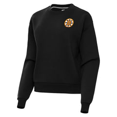 Boston Bruins Antigua Women's Victory Pullover Sweatshirt - Black | NHL sale