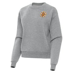 Boston Bruins Antigua Women's Victory Pullover Sweatshirt - Heather Gray | NHL on sale