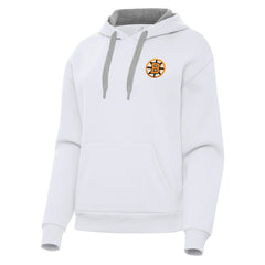 Boston Bruins Antigua Women's Victory Pullover Hoodie - White | NHL online
