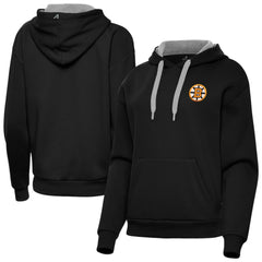 Boston Bruins Antigua Women's Victory Pullover Hoodie - Black | NHL on sale