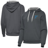 St. Louis Blues Antigua Women's Victory Pullover Hoodie - Charcoal | NHL Lifestyle