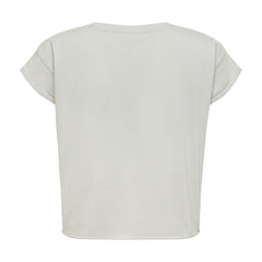 Los Angeles Lakers Sportiqe Women's Cropped Genuine Issue Collection Alana T-Shirt Gray