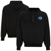 NBA Sportiqe Unisex Winfield Quarter-Zip Fleece Hoodie Black