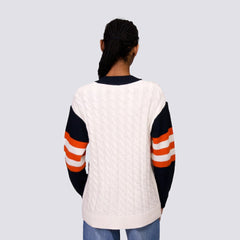 San Francisco Giants Lusso Women's Shyla Knit V-Neck Full-Zip Sweater Outlet