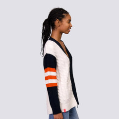 San Francisco Giants Lusso Women's Shyla Knit V-Neck Full-Zip Sweater Outlet