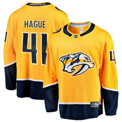 Nicolas Hague Nashville Predators Fanatics Home Breakaway Jersey - Gold | Fanatics discount