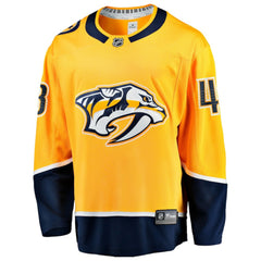 Nick Perbix Nashville Predators Fanatics Home Breakaway Jersey - Gold | Fanatics Lifestyle