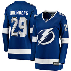Pontus Holmberg Tampa Bay Lightning Fanatics Women's Home Breakaway Jersey - Blue | Fanatics Lifestyle
