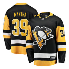 Anthony Mantha Pittsburgh Penguins Fanatics Home Breakaway Jersey - Black | Fanatics Lifestyle