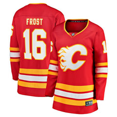 Morgan Frost Calgary Flames Fanatics Women's Home Breakaway Jersey - Red | Fanatics Lifestyle