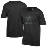 Dallas Cowboys Champion Tonal Logo T-Shirt - Black - NFL