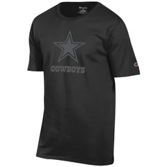 Dallas Cowboys Champion Tonal Logo T-Shirt - Black - NFL