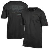 New England Patriots Champion Tonal Logo T-Shirt - Black - NFL