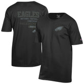 Philadelphia Eagles Champion Tonal Logo T-Shirt - Black - NFL