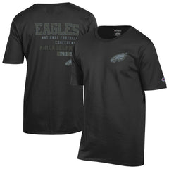 Philadelphia Eagles Champion Tonal Logo T-Shirt - Black - NFL