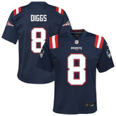 Stefon Diggs New England Patriots Youth Team Game Jersey - Navy - Nike