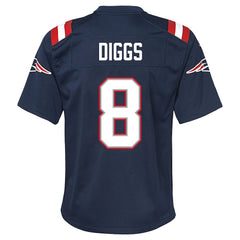 Stefon Diggs New England Patriots Youth Team Game Jersey - Navy - Nike